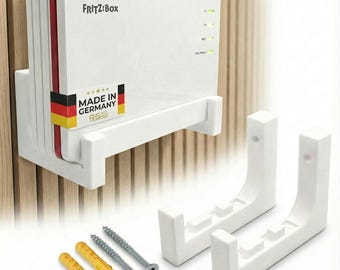 Supporto Da Parete Per AVM Fritz Repeater 6000/3000AX – Prodotto In Germania, Montaggio A "Un Foro" Con Kit Fissaggio Incluso - 4