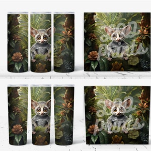Whimsical Wilderness: Bush Baby Wonderland 20 oz Tumbler Wrap