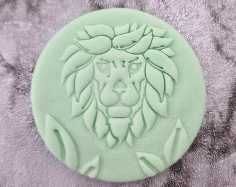 Lion Animal Jungle Embosser Cookie Fondant Icing Stamp