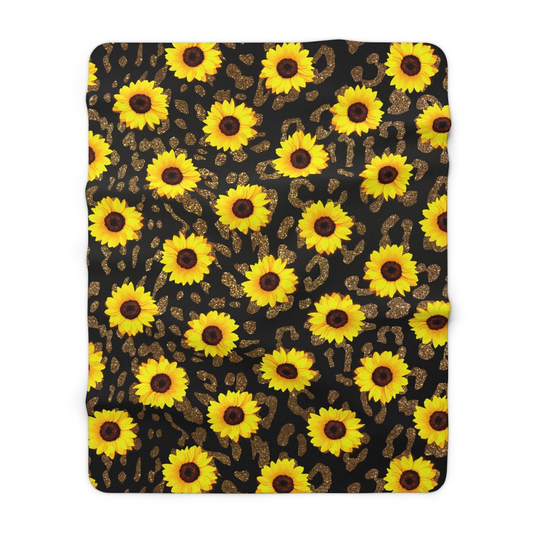 Sunflower Cheetah Sherpa Etsy