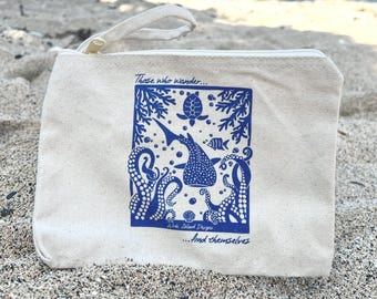 Accessory Pouch - Sea Life Scene
