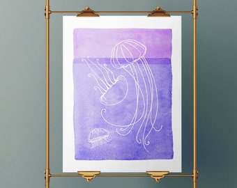 Jellyfish Wall Art Poster