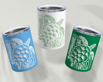 Save the Turtles Tumbler - Blue, White, or Green