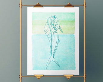 Mahi Wall Art Poster