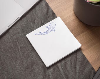 Whale Shark Post-It Note Pads