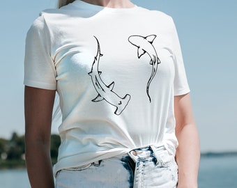 Circling Nurse Sharks T-shirt Unisex
