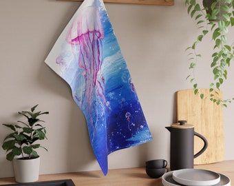 Tea Towel - Painted Jellyfish