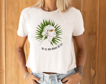 Cropped Tee - Boho Girl