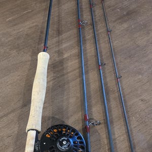 Handcrafted Graphite Fly Rod:  9 ft, 5 Weight, 4-Piece Vulcan Series by RCS3 Custom Rods