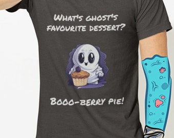 GHOST T-SHIRT HALLOWEEN T-Shirt Unisex Gift For Friend Gift For Halloween Party