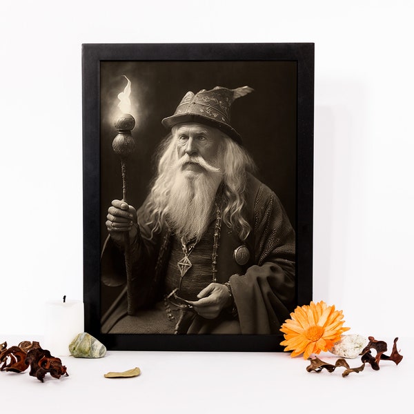 Wizard Photo Printable Download 4X5 8X10 (wizard-01)