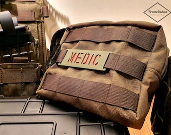 Custom Tactical Molle Name Tag - choose your own colors!