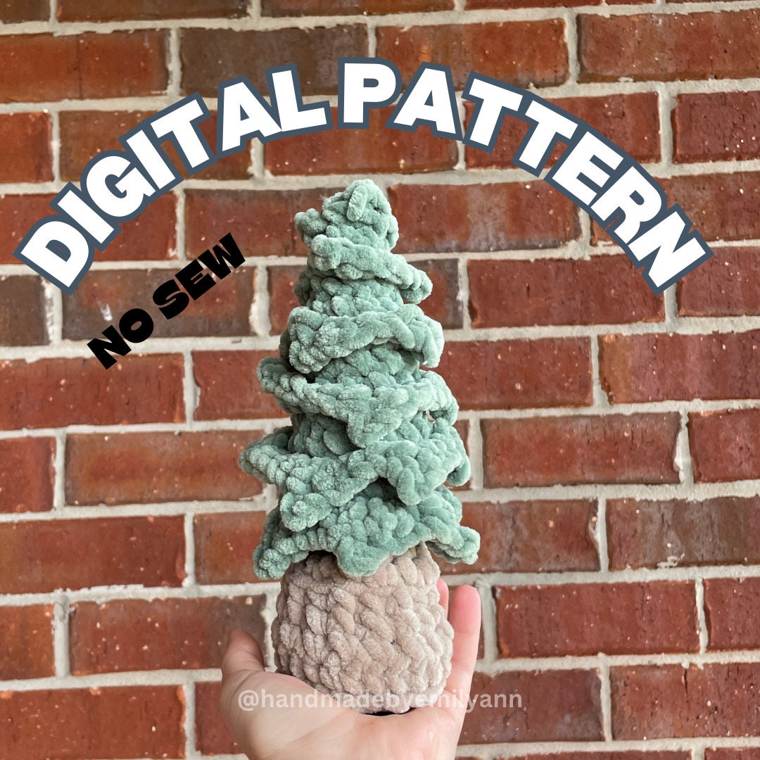 Mini Mantle Christmas Tree Crochet Pattern NO SEW Christmas Etsy