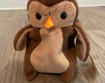 Hoot The Owl | Ty Beanie Baby | NEUWERTIG