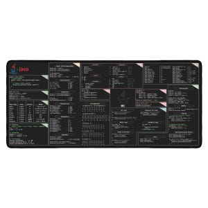 Java Cheat Sheet Desk Mat for software engineers, web developers and programmers, Java Tags Reference,
Programming Code Structure, Work from Home Essentials,
Web Development Gift, Office Productivity
Tech Geek Workspace
Web Designers Tool