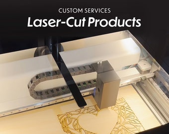 Custom Laser Cutting Service | Personalized Design Laser Cut | Custom Design Service | Personalization | Made-To-Order | Laser Engraving