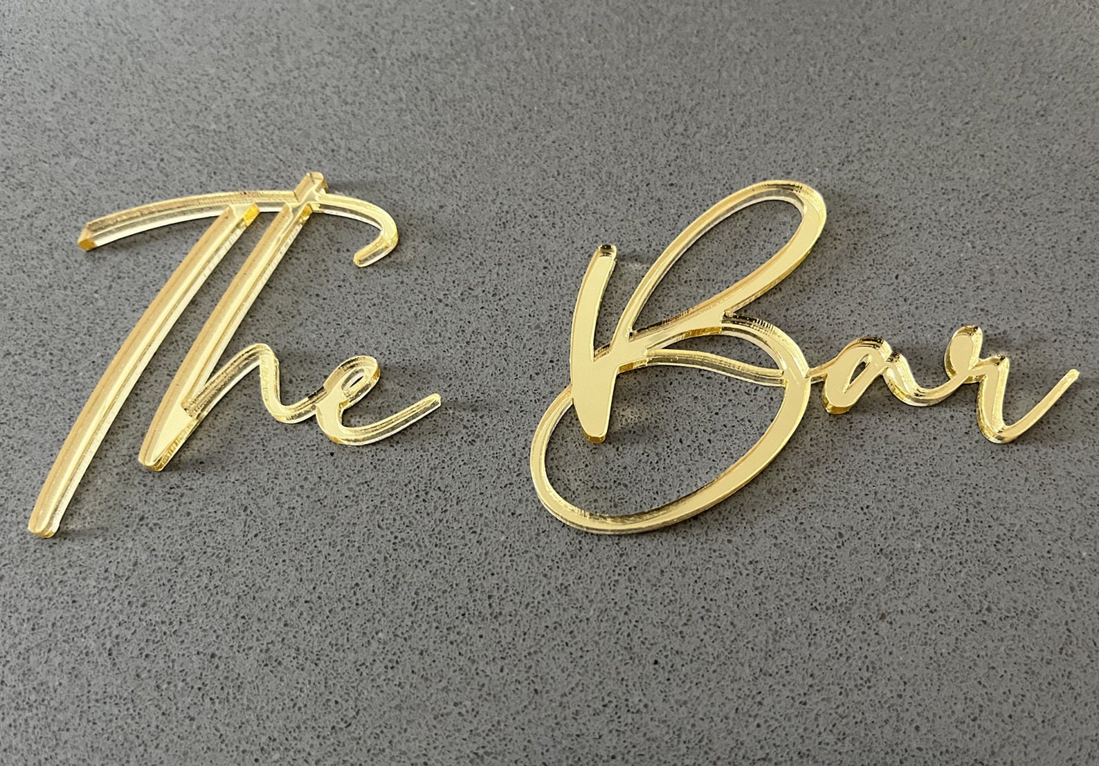 Laser Cut Cursive Wedding Sign: Acrylic or Wood, Custom Names - Etsy