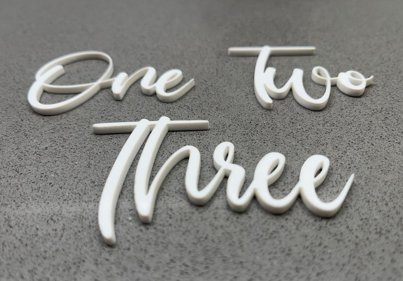 Acrylic Cursive Table Numbers: Laser Cut Wedding Place Cards - Etsy