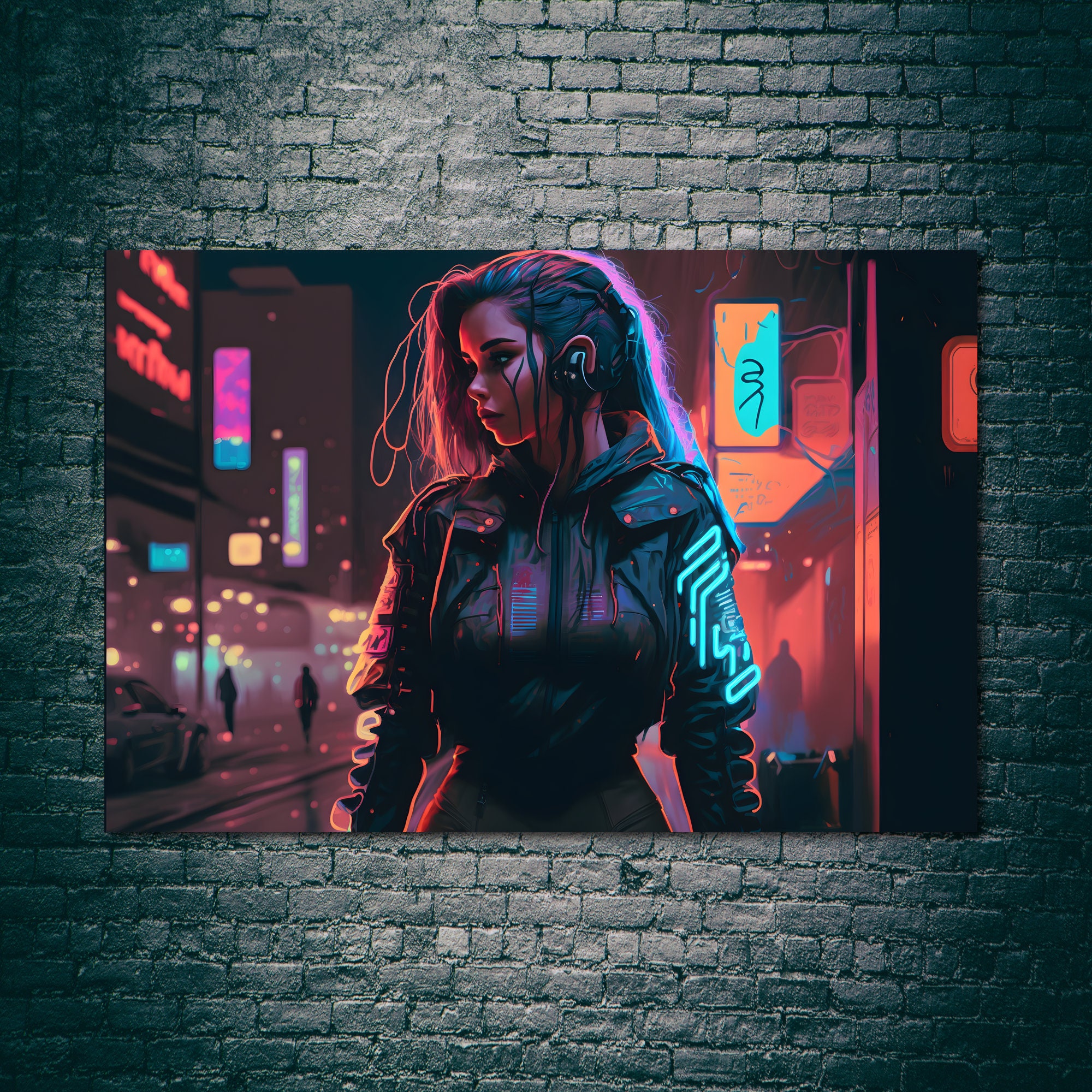 Premium Photo  Illustration of gaming background abstract cyberpunk style  of gamer wallpaper neon glow light of scifi fluorescent sticks digitally  generated image not based on any actual scene or pattern