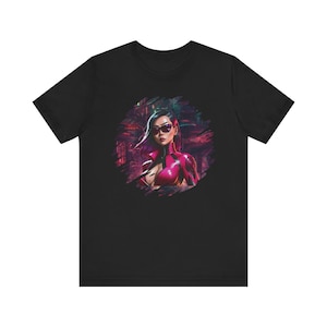 Cyberpunk Warrior T-Shirt – Defy the Future!