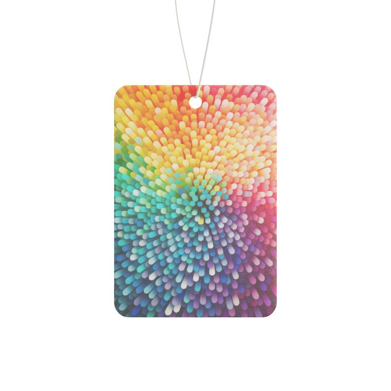 Désodorisant arc-en-ciel pour voiture : parfums de voiture neuve, de pin et de glace noire image 3