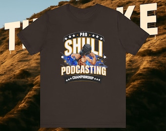Podcasting Championship Tee Because Your Mic Deserves a Belt Too