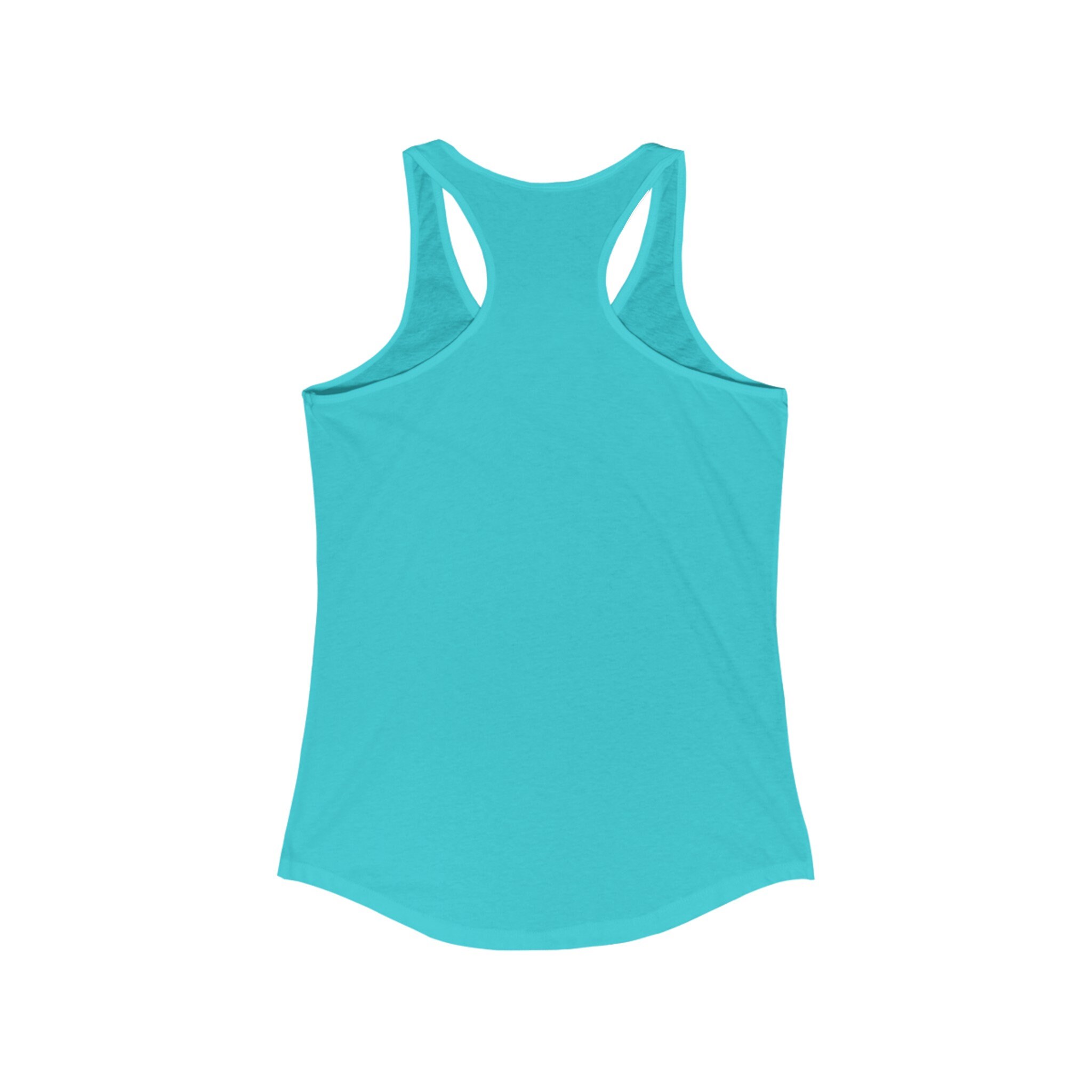 Next Level Apparel Women's Ideal Racerback Tank - Mint Tahiti, Large, 60% Cotton 40% Polyester Blend - View #12