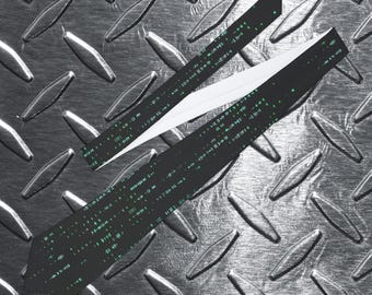 Matrix Code Pattern Necktie | Tech Binary Tie