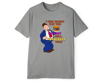 Wimpy "Gladly Pay You Tuesday" Men's Raglan T-Shirt