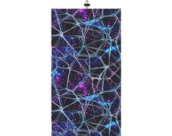 Galaktische Webmuster Winter Schlauchschal