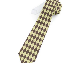 Checkmate Chic: The Ultimate Statement Necktie with a Classic Twist