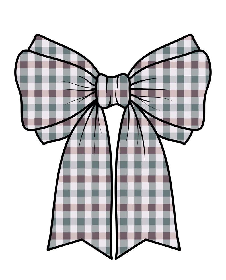 American Girl Inspired Bow Sticker Samantha