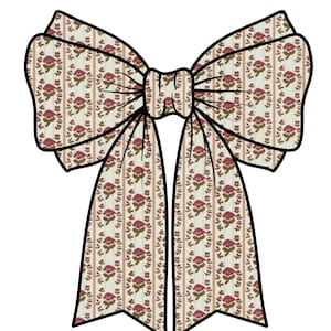 American Girl Inspired Bow Sticker Felicity
