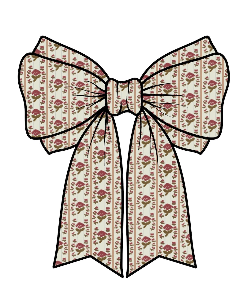 American Girl Inspired Bow Sticker Felicity