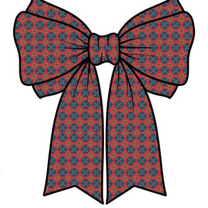 American Girl Inspired Bow Sticker Molly