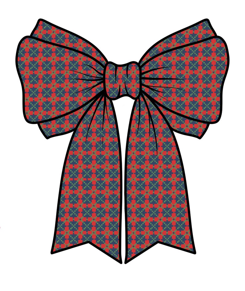 American Girl Inspired Bow Sticker Molly