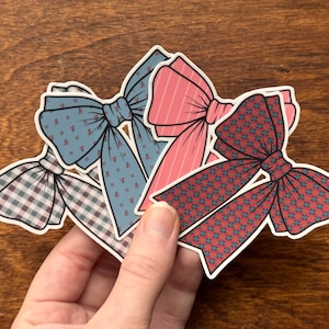 American Girl Inspired Bow Sticker bild 2