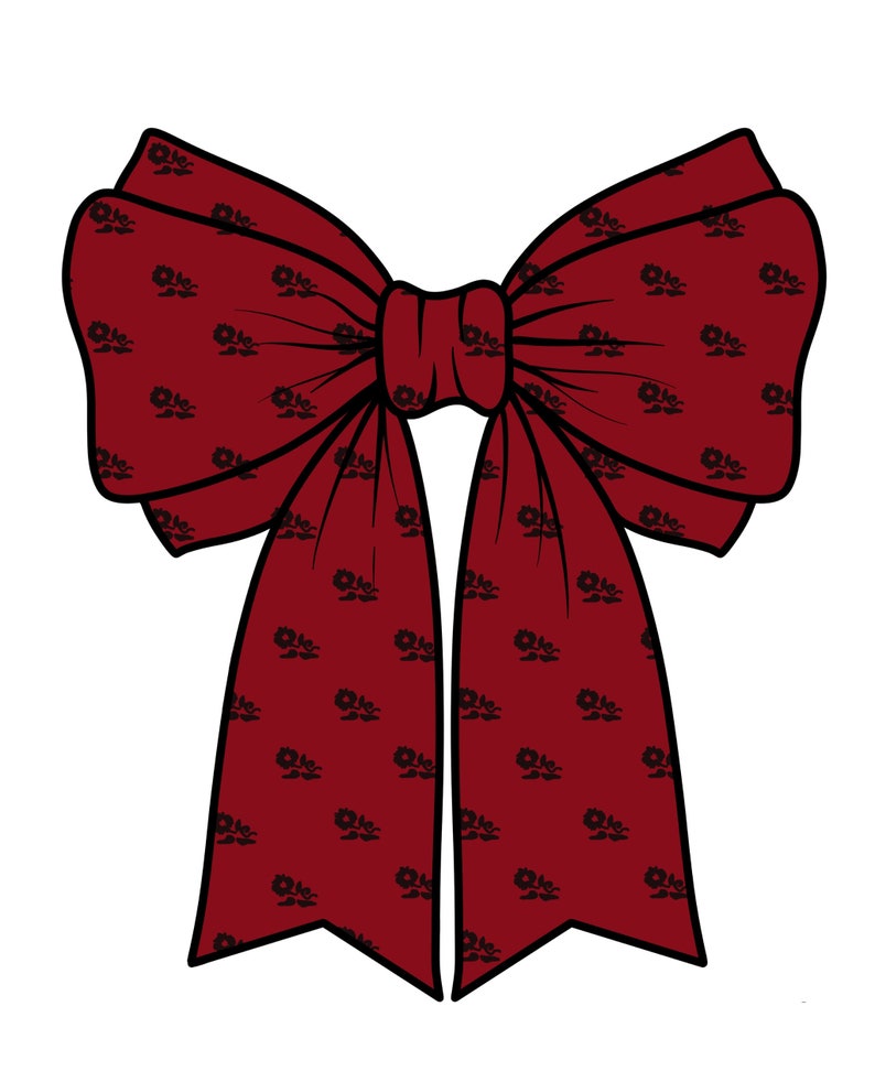 American Girl Inspired Bow Sticker Josephina