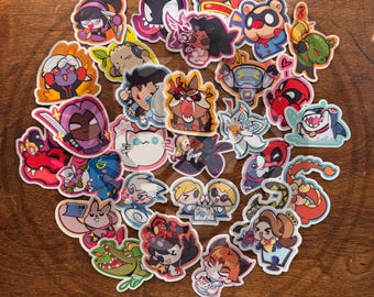 Marvel Rivals Character Plush Accessory Stickers