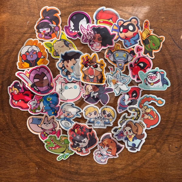 Marvel Rivals Character Plush Accessory Stickers