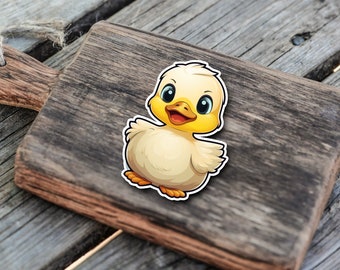 Niedliche Ente Sticker | Enten-Kollektion | StickerHelden | Vinyl | Holo Sticker | Wasserdicht |