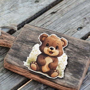 Cute teddy bear buddy stickers | Teddy Bear Collection | Vinyl | Holo Stickers | Waterproof | StickerHeroes | Waterproof