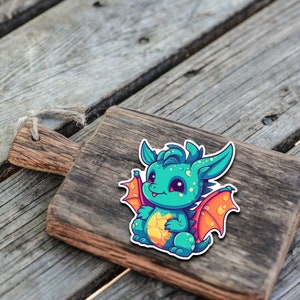 Cute Dragon Stickers | Dragon Collection | StickerHeroes | Vinyl | Holo stickers| Waterproof | Dragon stickers