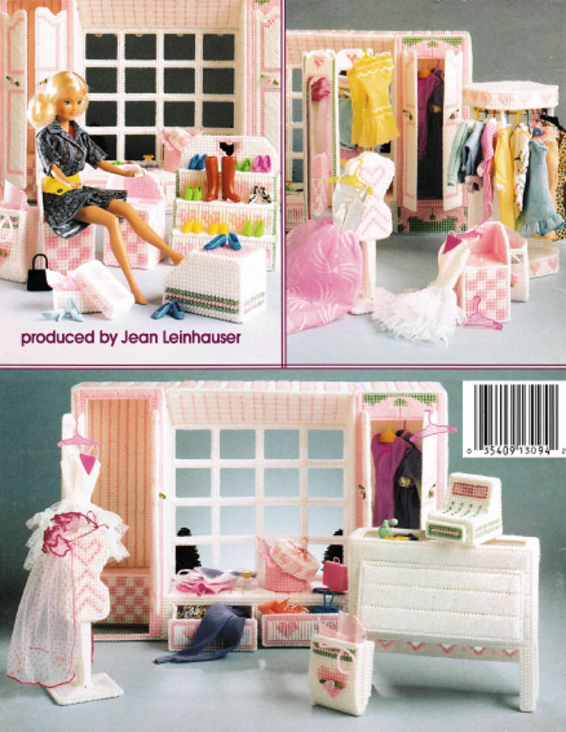 Plastic Canvas Barbie Furniture Pattern PDF Download, Fashion Doll