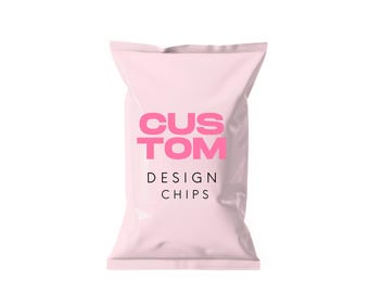 Custom Design Chip Bags, Personalized Party Chips, Party Favor Bags Personalized Chip bags Party Decorations