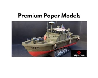 PBR-Patrouillenboot aus Papier basteln: DIY-Schiffsmodellbausatz