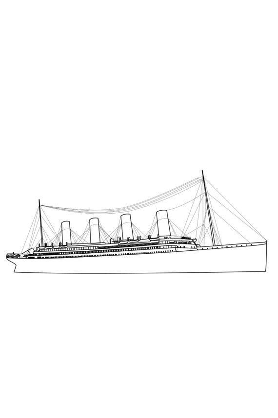 Titanic Coloring Page Printable Coloring Sheet Ship Coloring Titanic Coloring Page Printable Coloring Sheet Ship Coloring