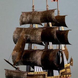 Barco Dark Promise Papercraft Barco DIY Regalos Juguete de papel Regalos de cumpleaños para niños Regalos de barco para amigos Regalos personalizados Juguetes de papel para niños