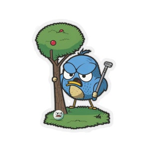 Bastone da golf ruvido Birdie, adesivo sportivo, decalcomania, golf, sport, regali, idee regalo
