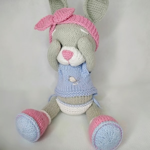 Gehäkelter Plüschhase, gefüllter Osterhase, Hase Plüsch, gehäkeltes Waldtier, Amigurumi Häschen